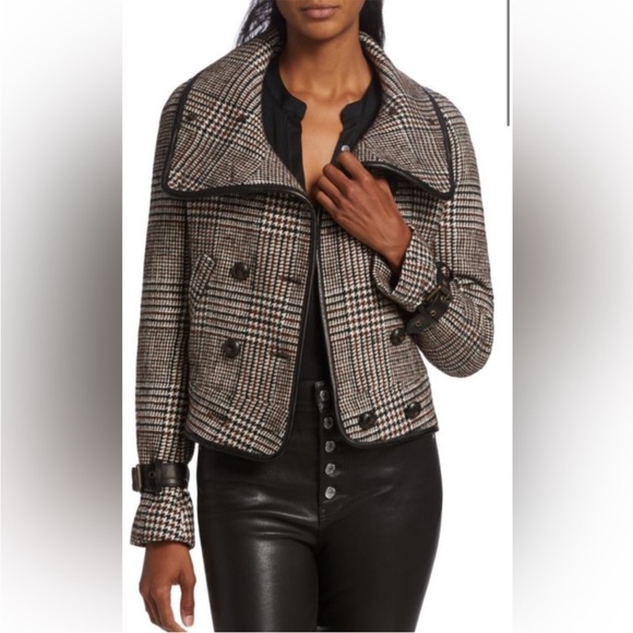 Veronica Beard Jackets & Blazers - NWT Veronica Beard Mirko Jacket Color Oxblood/Black Size 0